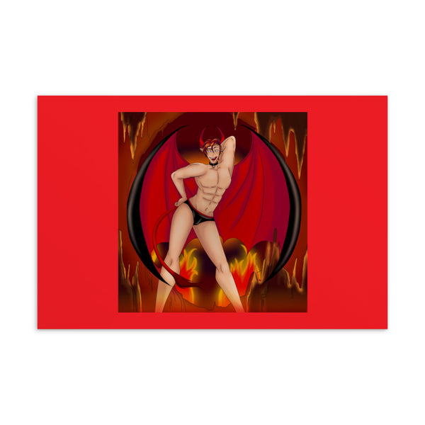  The Demon Of Homosexuality Postcard by Queer In The World Originals sold by Queer In The World: The Shop - LGBT Merch Fashion
