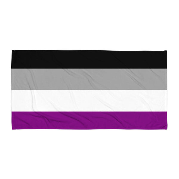  Asexual Pride Flag Towel by Queer In The World Originals sold by Queer In The World: The Shop - LGBT Merch Fashion