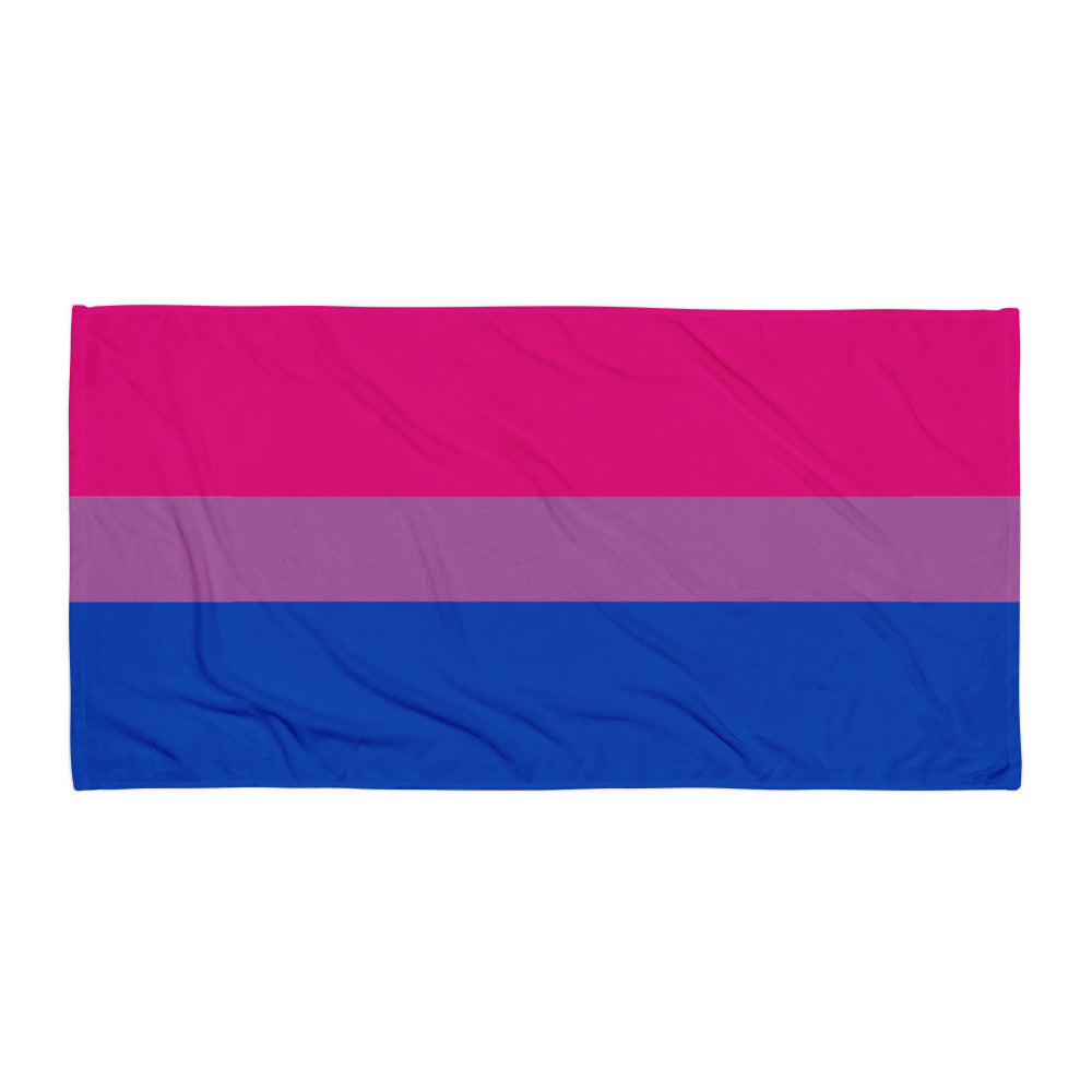  Bisexual Pride Flag Towel by Queer In The World Originals sold by Queer In The World: The Shop - LGBT Merch Fashion