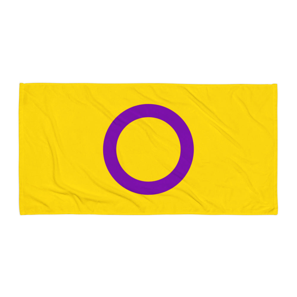  Intersex Pride Flag Towel by Queer In The World Originals sold by Queer In The World: The Shop - LGBT Merch Fashion
