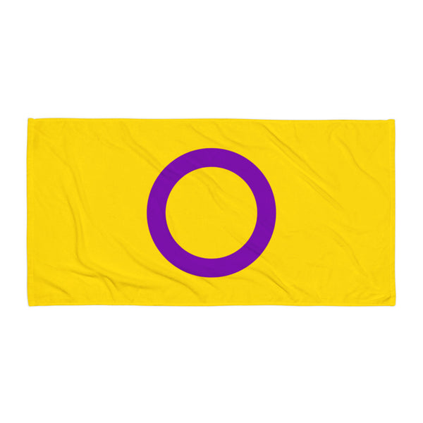  Intersex Pride Flag Towel by Queer In The World Originals sold by Queer In The World: The Shop - LGBT Merch Fashion