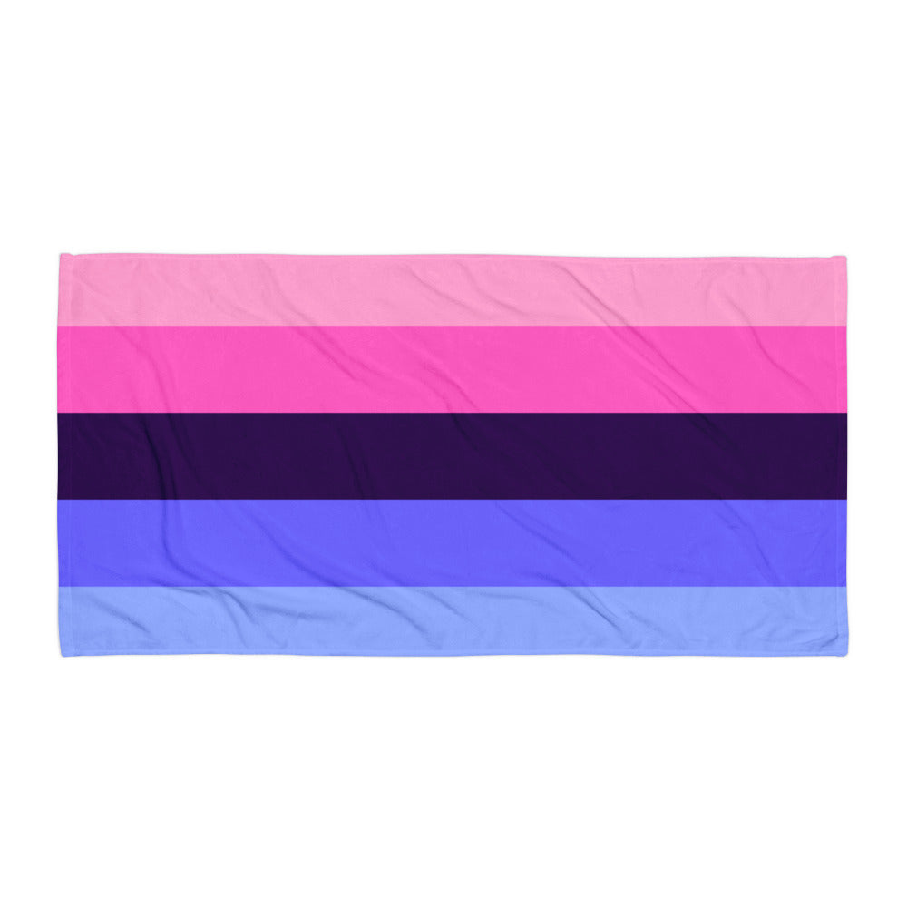  Omnisexual Pride Flag Towel by Queer In The World Originals sold by Queer In The World: The Shop - LGBT Merch Fashion