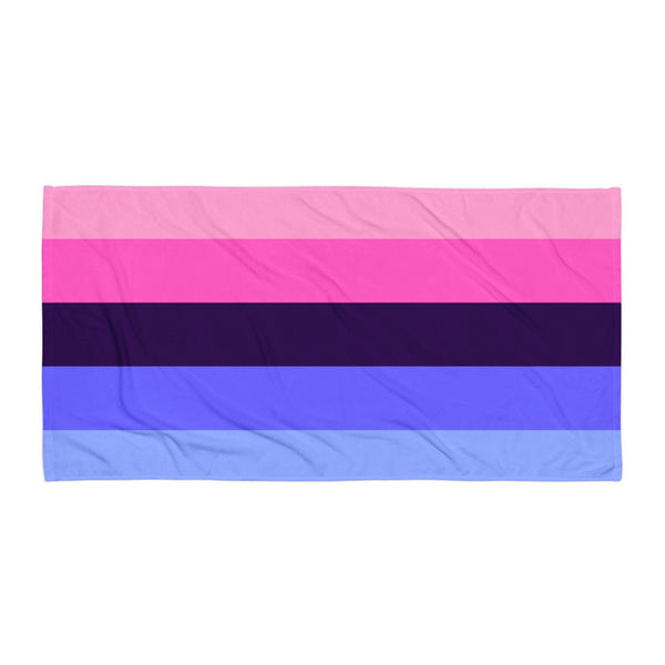  Omnisexual Pride Flag Towel by Queer In The World Originals sold by Queer In The World: The Shop - LGBT Merch Fashion