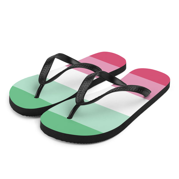  Abrosexual Pride Flip-Flops by Queer In The World Originals sold by Queer In The World: The Shop - LGBT Merch Fashion