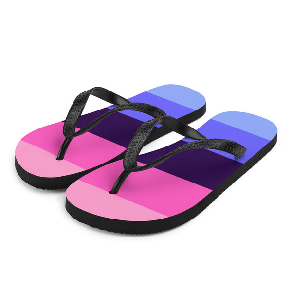  Omnisexual Pride Flip-Flops by Queer In The World Originals sold by Queer In The World: The Shop - LGBT Merch Fashion