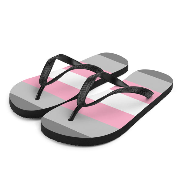  Demigirl Pride Flip-Flops by Queer In The World Originals sold by Queer In The World: The Shop - LGBT Merch Fashion