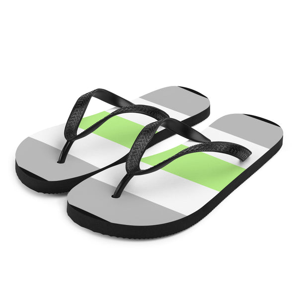  Agender Pride Flip-Flops by Queer In The World Originals sold by Queer In The World: The Shop - LGBT Merch Fashion