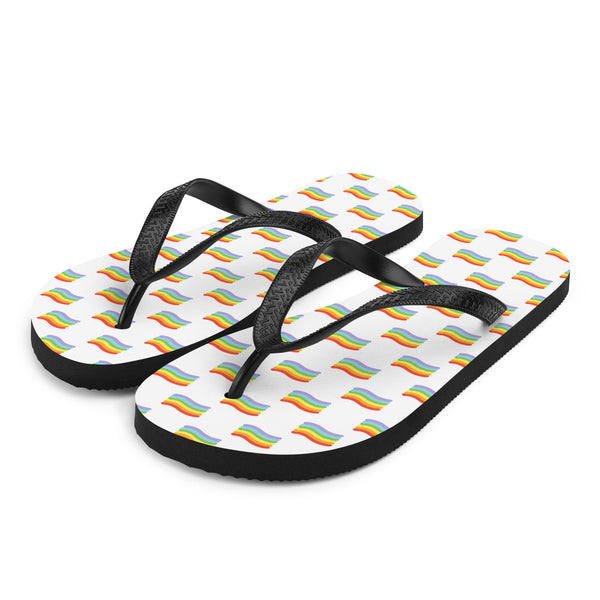  Gay Pride Flip-Flops by Queer In The World Originals sold by Queer In The World: The Shop - LGBT Merch Fashion