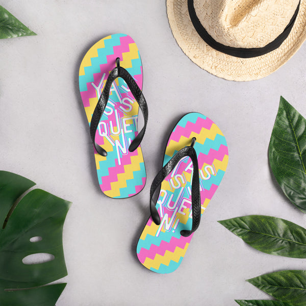  Yasss Queen Flip-Flops by Queer In The World Originals sold by Queer In The World: The Shop - LGBT Merch Fashion