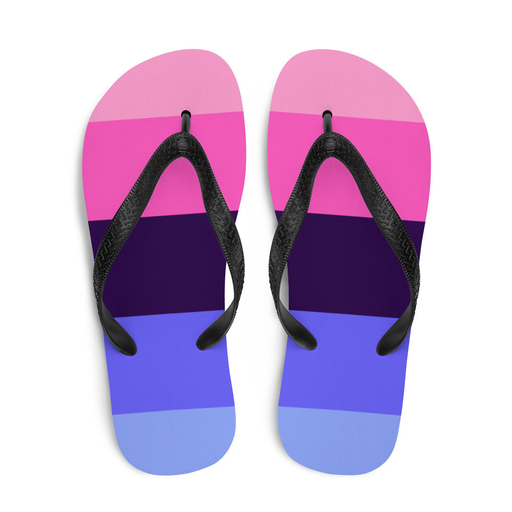  Omnisexual Pride Flip-Flops by Queer In The World Originals sold by Queer In The World: The Shop - LGBT Merch Fashion