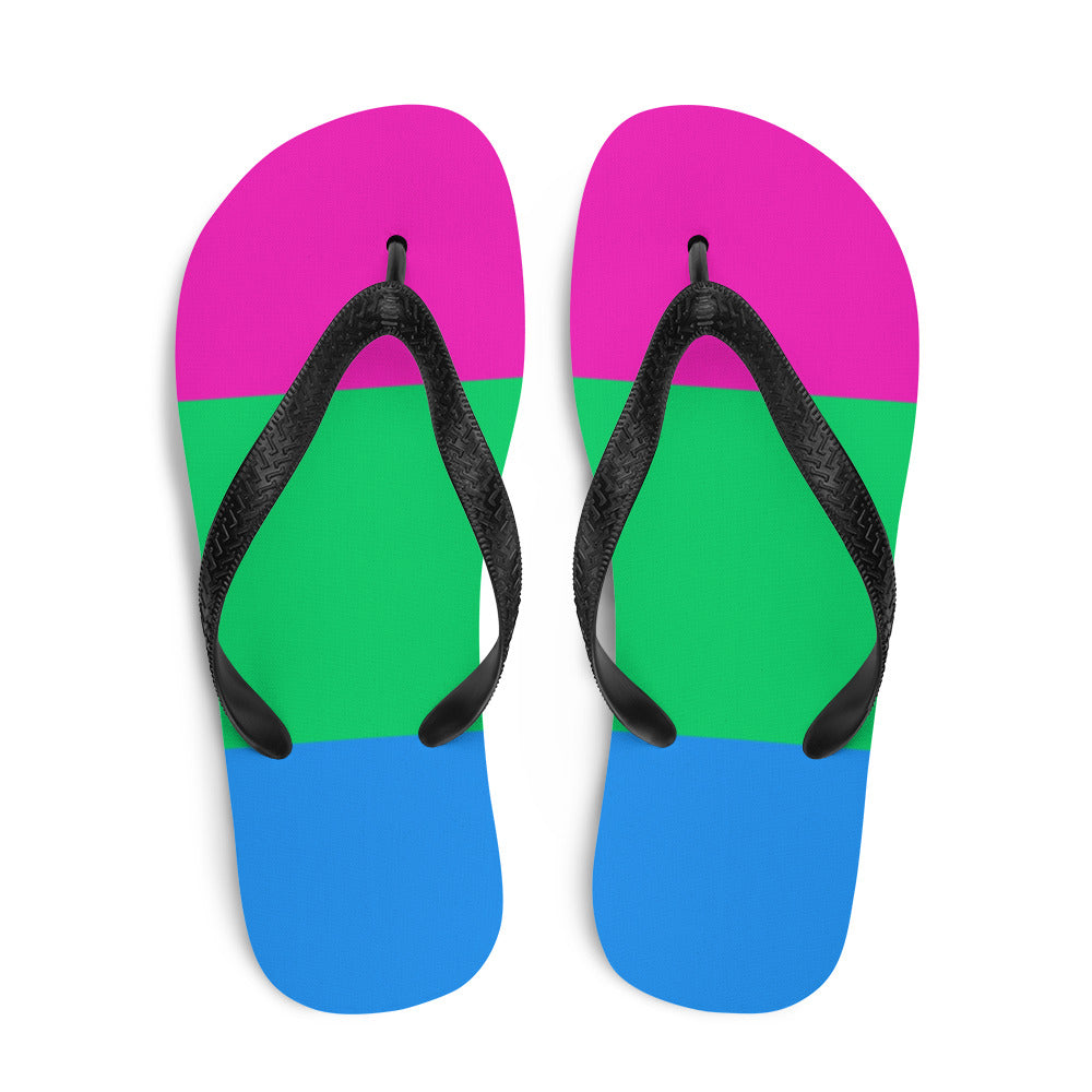  Pansexual Pride Flip-Flops by Queer In The World Originals sold by Queer In The World: The Shop - LGBT Merch Fashion