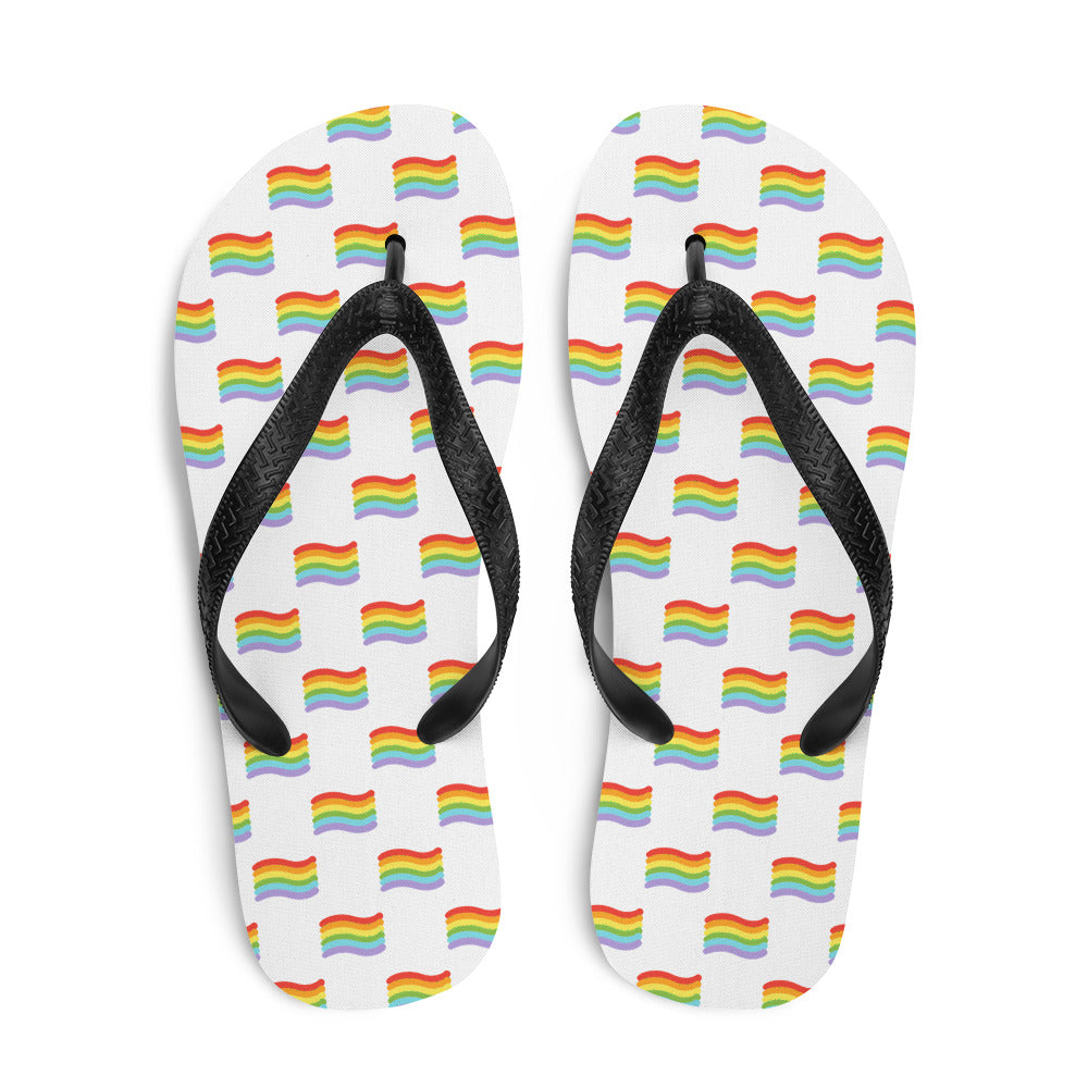  Gay Pride Flip-Flops by Queer In The World Originals sold by Queer In The World: The Shop - LGBT Merch Fashion