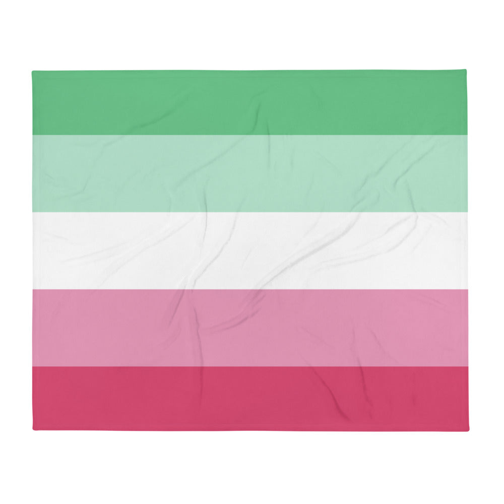  Abrosexual Throw Blanket by Queer In The World Originals sold by Queer In The World: The Shop - LGBT Merch Fashion