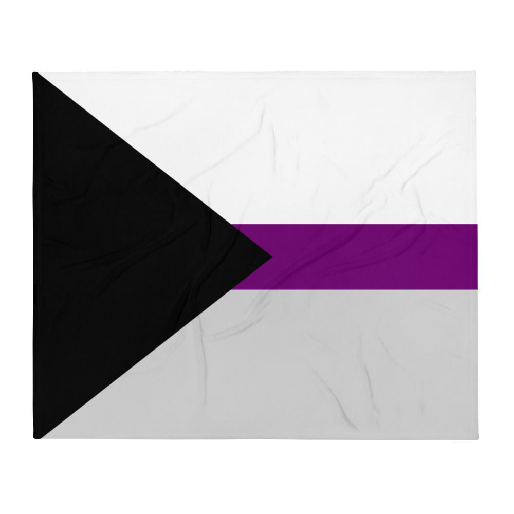  Demisexual Flag Throw Blanket by Queer In The World Originals sold by Queer In The World: The Shop - LGBT Merch Fashion