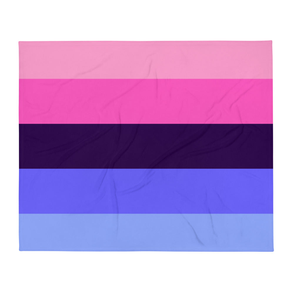  Omnisexual Flag Throw Blanket by Queer In The World Originals sold by Queer In The World: The Shop - LGBT Merch Fashion