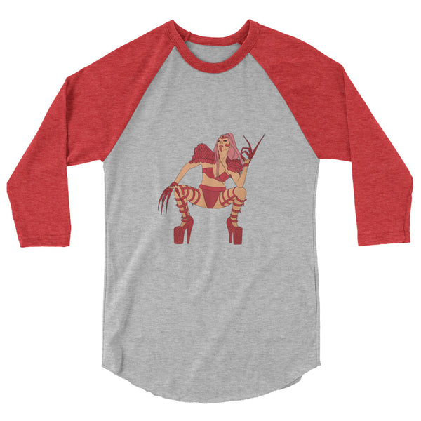 undefined Lady Gaga Chromatica 3/4 Sleeve Raglan Shirt by Queer In The World Originals sold by Queer In The World: The Shop - LGBT Merch Fashion