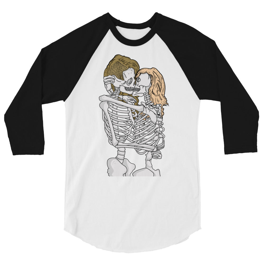 undefined Queer Skeletons 3/4 Sleeve Raglan Shirt by Queer In The World Originals sold by Queer In The World: The Shop - LGBT Merch Fashion