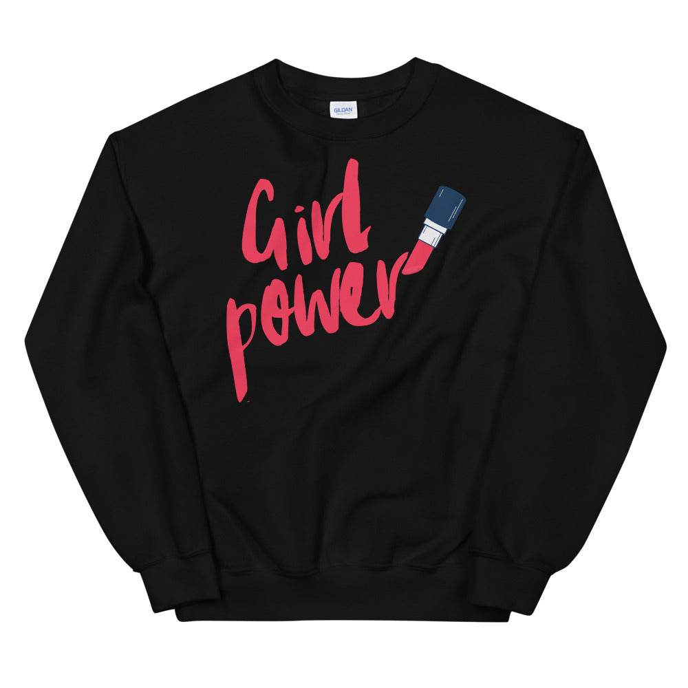 Black Girl Power Unisex Sweatshirt by Printful sold by Queer In The World: The Shop - LGBT Merch Fashion