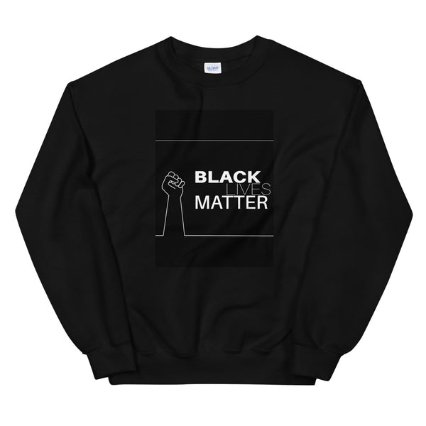 Black Black Lives Matter Unisex Sweatshirt by Queer In The World Originals sold by Queer In The World: The Shop - LGBT Merch Fashion