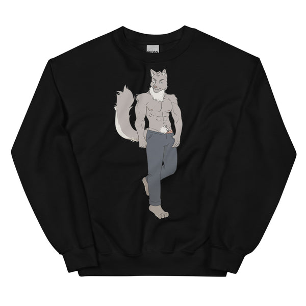 Black Gay Wolf Unisex Sweatshirt by Queer In The World Originals sold by Queer In The World: The Shop - LGBT Merch Fashion