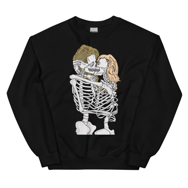 Black Queer Skeletons Unisex Sweatshirt by Queer In The World Originals sold by Queer In The World: The Shop - LGBT Merch Fashion