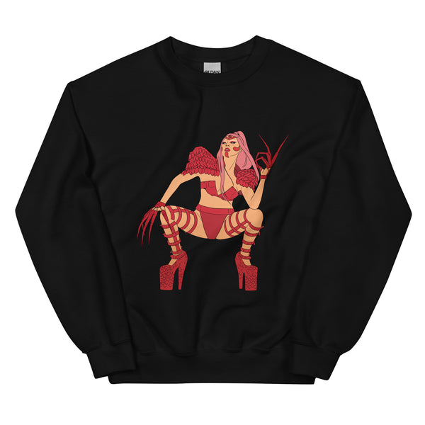 Black Lady Gaga Chromatica Unisex Sweatshirt by Queer In The World Originals sold by Queer In The World: The Shop - LGBT Merch Fashion