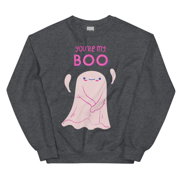 Dark Heather You're My Boo!  Unisex Sweatshirt by Queer In The World Originals sold by Queer In The World: The Shop - LGBT Merch Fashion