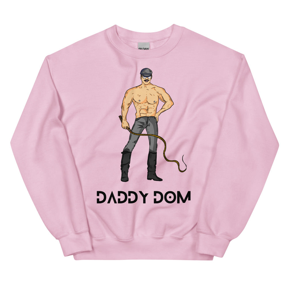 Light Pink Daddy Dom Unisex Sweatshirt by Queer In The World Originals sold by Queer In The World: The Shop - LGBT Merch Fashion