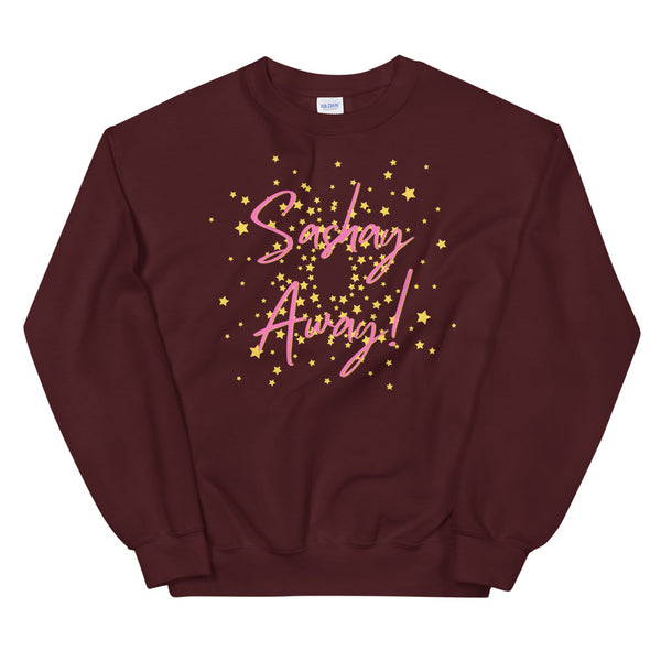Maroon Sashay Away Unisex Sweatshirt by Queer In The World Originals sold by Queer In The World: The Shop - LGBT Merch Fashion