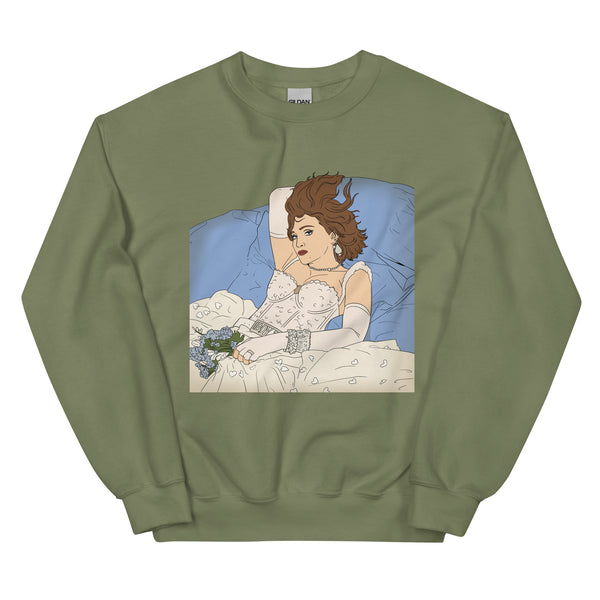 Military Green Madonna Like a Virgin Unisex Sweatshirt by Queer In The World Originals sold by Queer In The World: The Shop - LGBT Merch Fashion