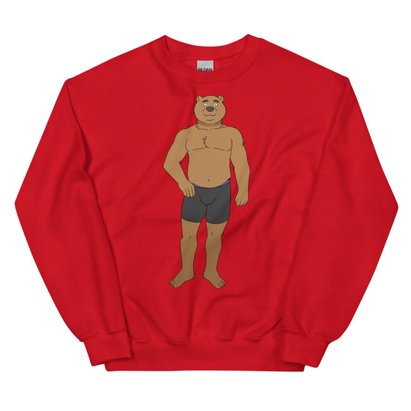 Red Gay Cub Unisex Sweatshirt by Queer In The World Originals sold by Queer In The World: The Shop - LGBT Merch Fashion