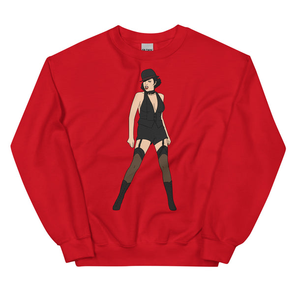 Red Liza Minnelli Unisex Sweatshirt by Queer In The World Originals sold by Queer In The World: The Shop - LGBT Merch Fashion