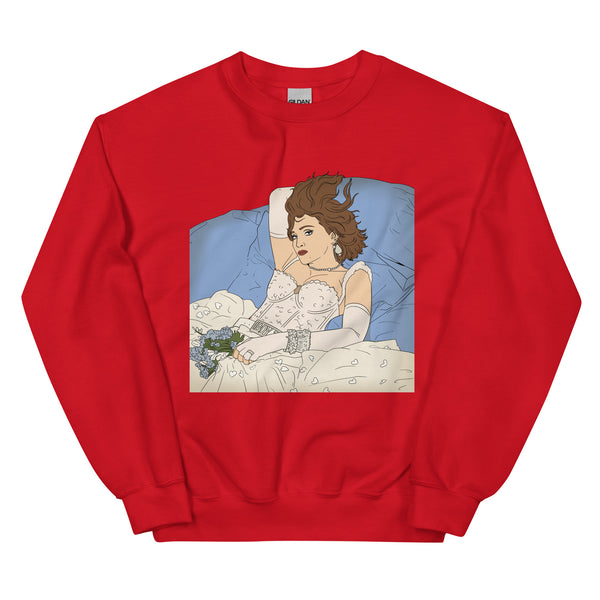 Red Madonna Like a Virgin Unisex Sweatshirt by Queer In The World Originals sold by Queer In The World: The Shop - LGBT Merch Fashion