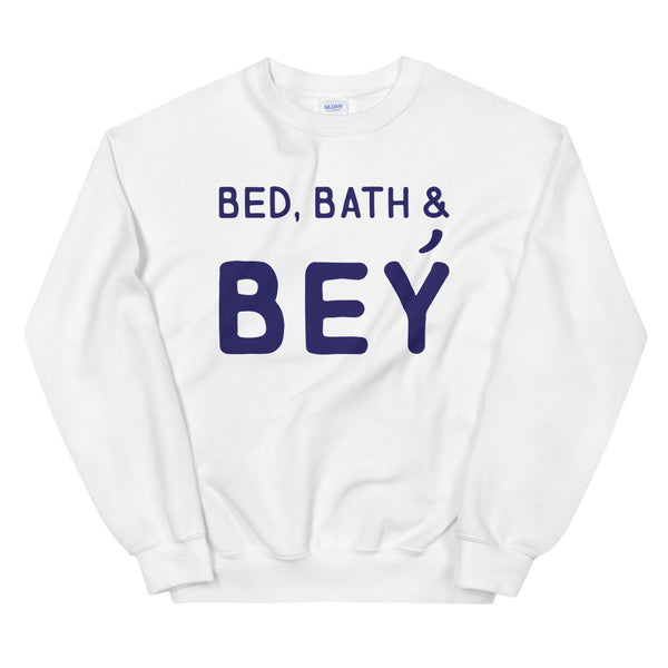 White Bed, Bath & Bey Unisex Sweatshirt by Queer In The World Originals sold by Queer In The World: The Shop - LGBT Merch Fashion