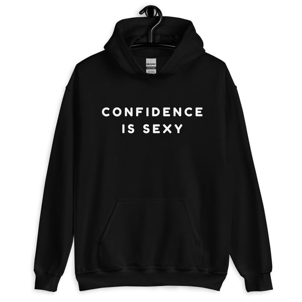 Black Confidence Is Sexy Unisex Hoodie by Queer In The World Originals sold by Queer In The World: The Shop - LGBT Merch Fashion