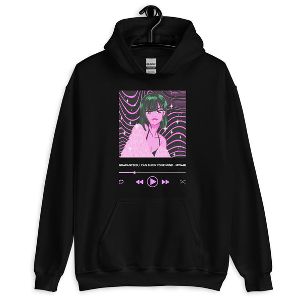 Black Guaranteed, I Can Blow Your Mind...mwah! Unisex Hoodie by Queer In The World Originals sold by Queer In The World: The Shop - LGBT Merch Fashion