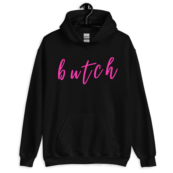 Black Butch Unisex Hoodie by Queer In The World Originals sold by Queer In The World: The Shop - LGBT Merch Fashion