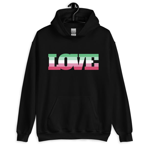 Black Abrosexual Pride Unisex Hoodie by Queer In The World Originals sold by Queer In The World: The Shop - LGBT Merch Fashion