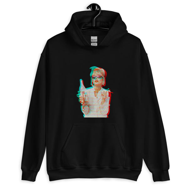 Black Patsy Stone Absolutely Fabulous Unisex Hoodie by Queer In The World Originals sold by Queer In The World: The Shop - LGBT Merch Fashion