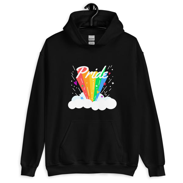 Black Pride Rainbow Unisex Hoodie by Queer In The World Originals sold by Queer In The World: The Shop - LGBT Merch Fashion