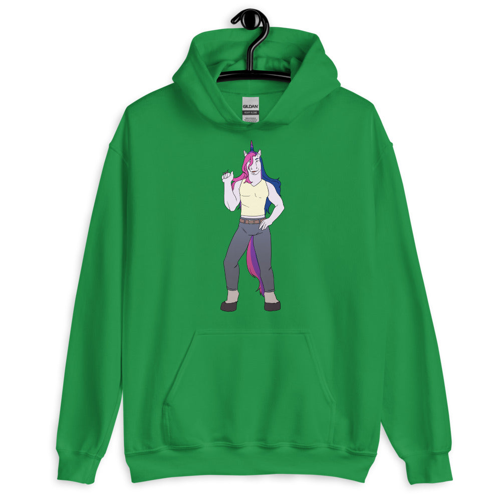 Irish Green Bisexual Unicorn Unisex Hoodie by Queer In The World Originals sold by Queer In The World: The Shop - LGBT Merch Fashion