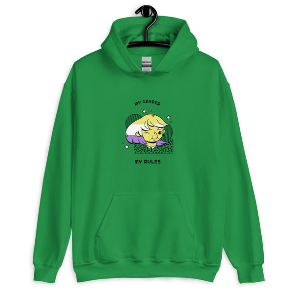 Irish Green Unisex Hoodie by Queer In The World Originals sold by Queer In The World: The Shop - LGBT Merch Fashion