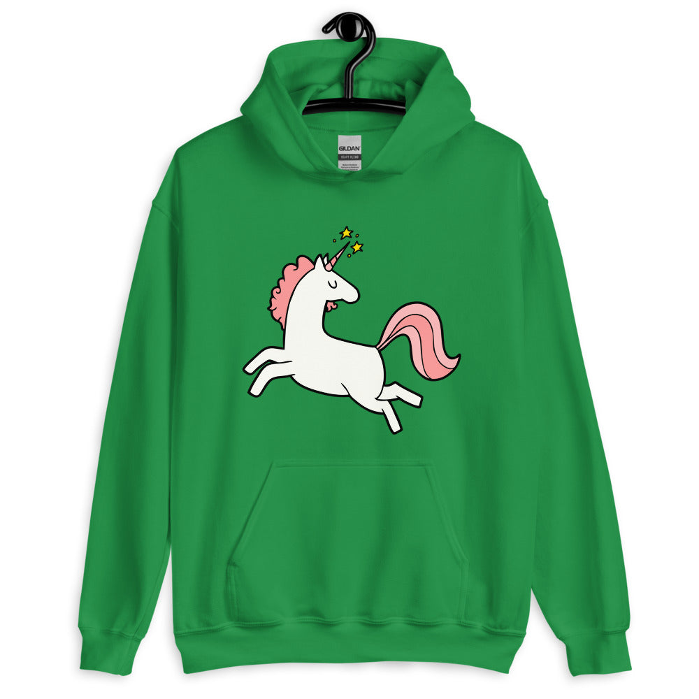 Irish Green Unicorn Unisex Hoodie by Queer In The World Originals sold by Queer In The World: The Shop - LGBT Merch Fashion