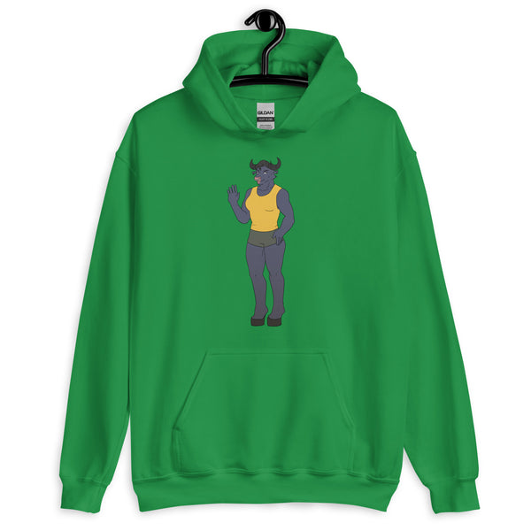 Irish Green Bull Dyke  Unisex Hoodie by Queer In The World Originals sold by Queer In The World: The Shop - LGBT Merch Fashion