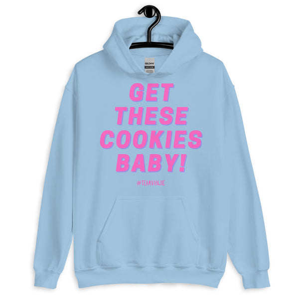 Light Blue Get These Cookies Unisex Hoodie by Queer In The World Originals sold by Queer In The World: The Shop - LGBT Merch Fashion