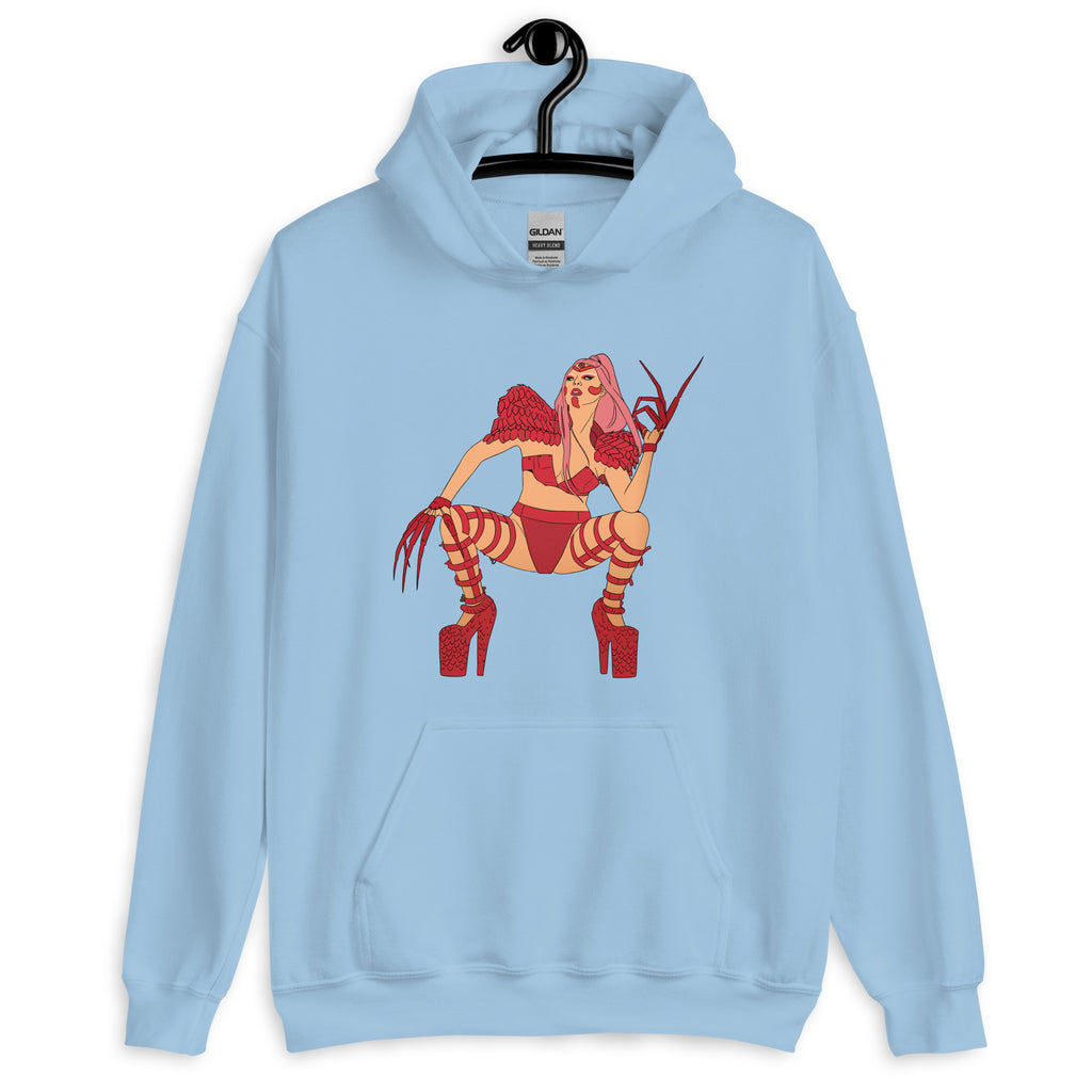 Light Blue Lady Gaga Chromatica Unisex Hoodie by Queer In The World Originals sold by Queer In The World: The Shop - LGBT Merch Fashion