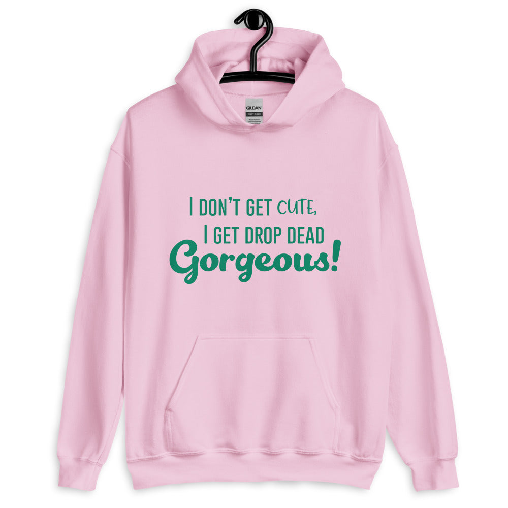 Light Pink Drop Dead Gorgeous Unisex Hoodie by Queer In The World Originals sold by Queer In The World: The Shop - LGBT Merch Fashion