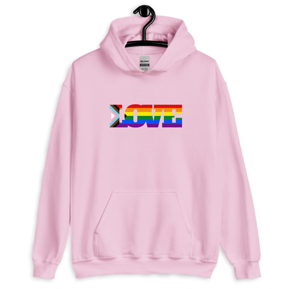 Light Pink LGBT Pride Unisex Hoodie by Queer In The World Originals sold by Queer In The World: The Shop - LGBT Merch Fashion