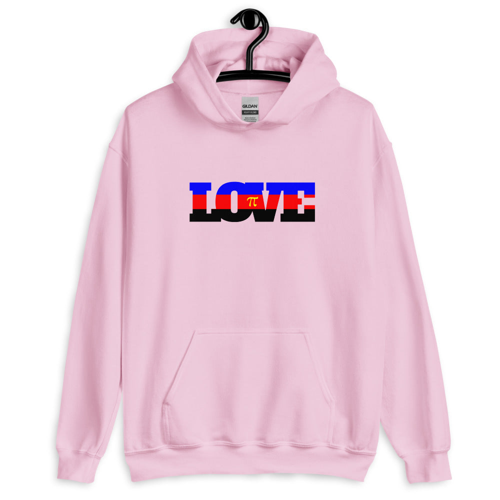 Light Pink Polyamory Love Unisex Hoodie by Queer In The World Originals sold by Queer In The World: The Shop - LGBT Merch Fashion