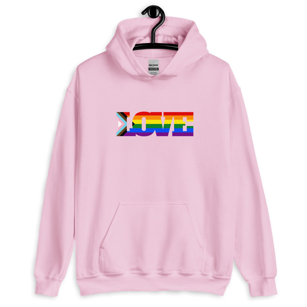 Light Pink Pride Unisex Hoodie by Queer In The World Originals sold by Queer In The World: The Shop - LGBT Merch Fashion